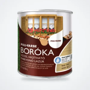 POLI-FARBE BORÓKA LAZÚR - több féle színben - 0,75 L – HelloMester Kecskemét
