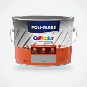 Poli-Farbe Cellkolor univerzális alapozó 2,5 l szürke – HelloMester Kecskemét