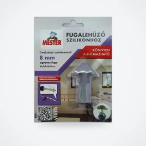Fugalehúzó szilikonhoz, 8 mm, egyenes (szürke/lila) – HelloMester Kecskemét