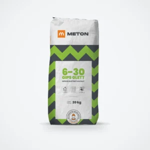 Meton 6–30 Gips Glett gipszes glettelő vakolat 20 kg – HelloMester Kecskemét
