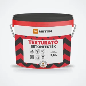 Meton Texturato betonfesték antracit – 3 L – HelloMester Kecskemét
