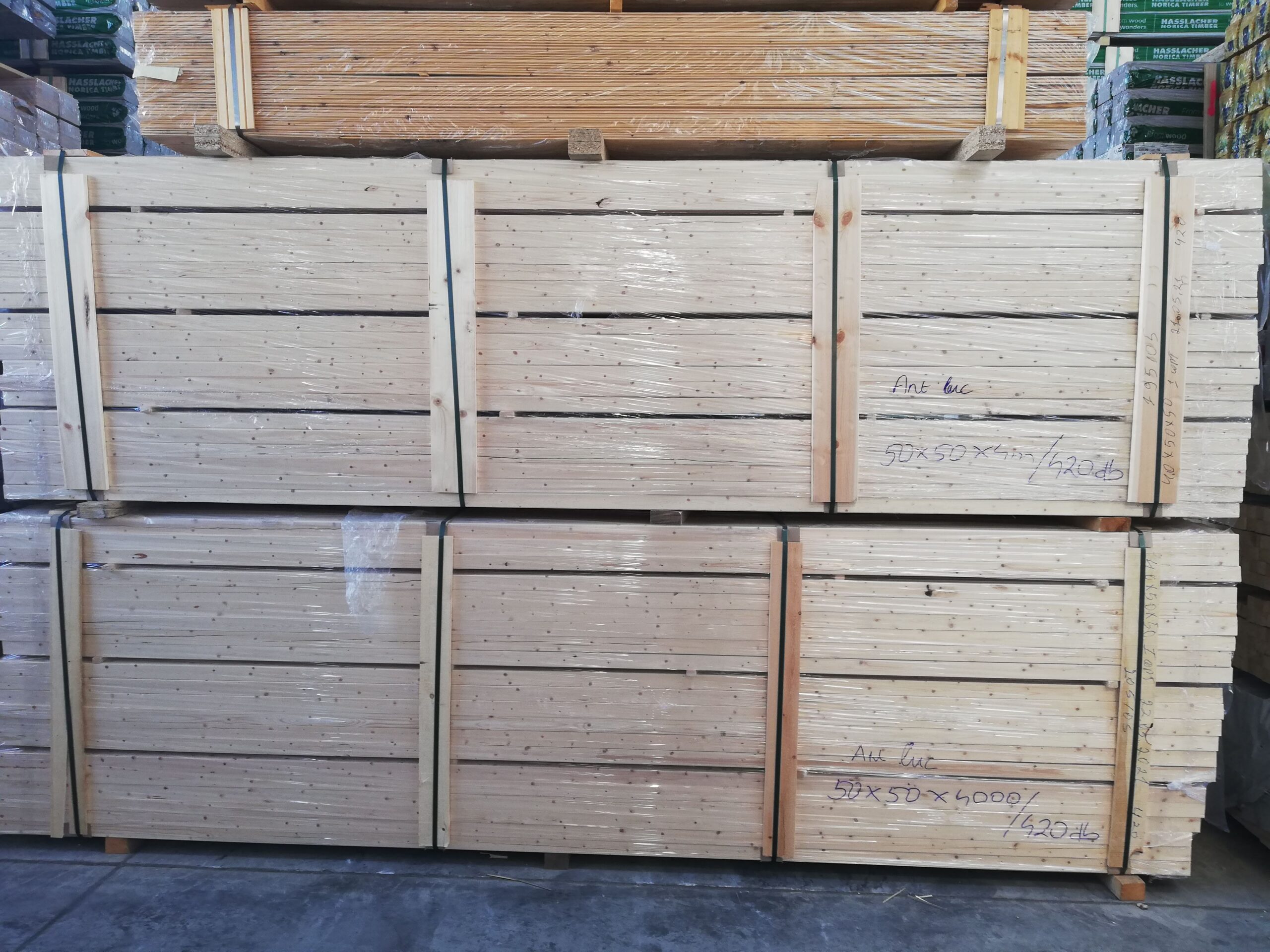 50×50 mm lucfenyő stafni (léc) - Image 2