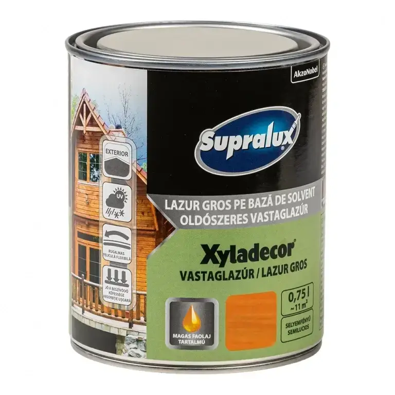 Supralux Xyladecor vastaglazúr angolvörös 0,75 L
