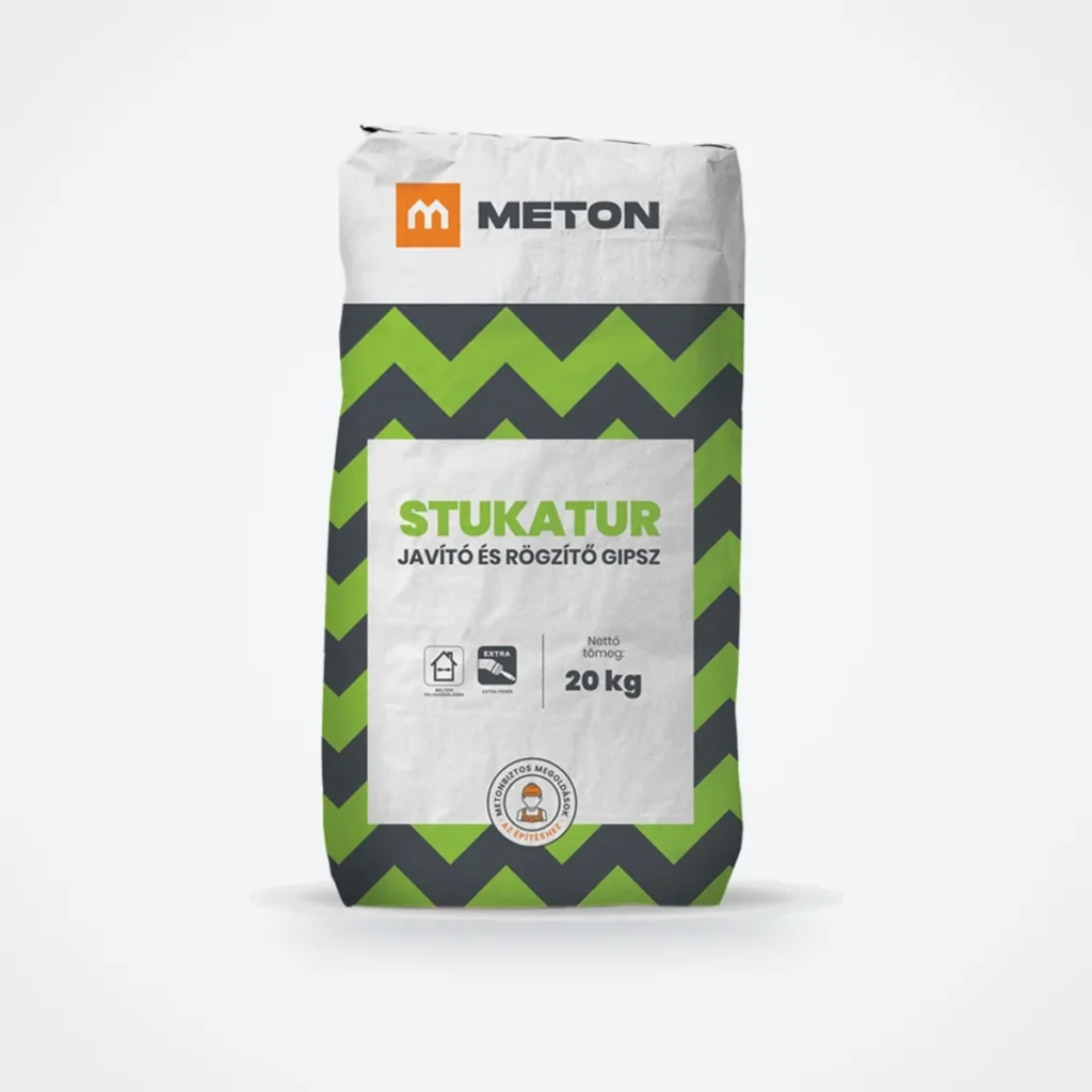 Meton Stukatur Gips stukatúr gipsz 20 kg – javító és rögzítő – HelloMester Kecskemét