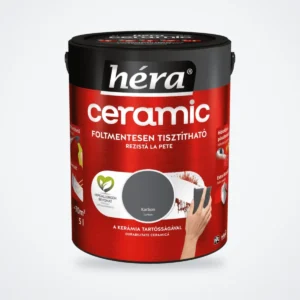 Héra Ceramic mosható beltéri falfesték – Karbon, 5 L – HelloMester Kecskemét