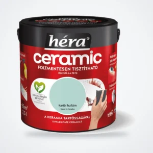 Héra Ceramic mosható beltéri falfesték – Karibi hullám, 2,5 L – HelloMester Kecskemét