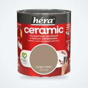 Héra Ceramic mosható beltéri falfesték – Langyos kakaó, 1 L – HelloMester Kecskemét