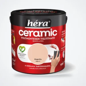 Héra Ceramic mosható beltéri falfesték – Magnólia, 2,5 L – HelloMester Kecskemét