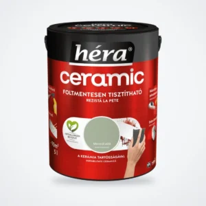 Héra Ceramic mosható beltéri falfesték – Minimál zöld, 5 L – HelloMester Kecskemét