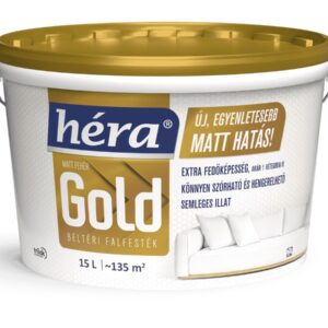 Héra Gold beltéri falfesték fehér – 15 L