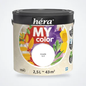 Héra My Color beltéri falfesték – Fehér, 2,5 L – HelloMester Kecskemét