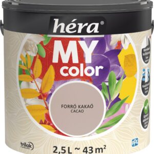 Héra My Color beltéri falfesték – Forró kakaó, 2,5 L