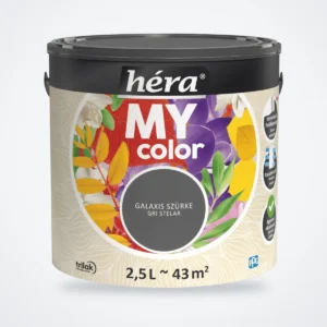 Héra My Color beltéri falfesték – Galaxis szürke, 2,5 L – HelloMester Kecskemét