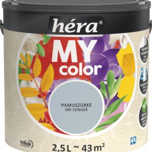 Héra My Color beltéri falfesték – Hamuszürke, 2,5 L