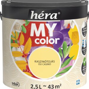Héra My Color beltéri falfesték – Kaszinótojás, 2,5 L