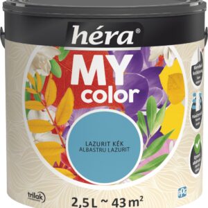 Héra My Color beltéri falfesték – Lazurit kék, 2,5 L