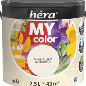 Héra My Color beltéri falfesték – Minimál bézs, 2,5 L