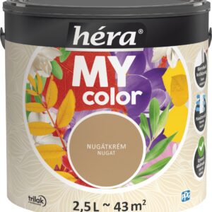 Héra My Color beltéri falfesték – Nugátkrém, 2,5 L