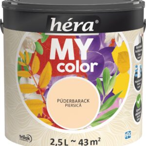 Héra My Color beltéri falfesték – Púderbarack, 2,5 L