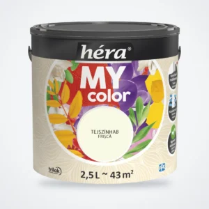 Héra My Color beltéri falfesték – Tejszínhab, 2,5 L – HelloMester Kecskemét