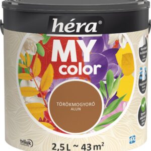 Héra My Color beltéri falfesték – Törökmogyoró, 2,5 L