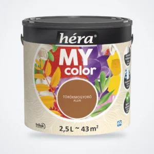 Héra My Color beltéri falfesték – Törökmogyoró, 2,5 L – HelloMester Kecskemét