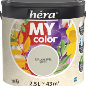 Héra My Color beltéri falfesték – Zsályalevél, 2,5 L