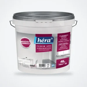 Héra Prémium Latex selyemfényű beltéri falfesték fehér – 4 L – HelloMester Kecskemét