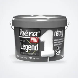 Héra PRO Legend egyrétegű matt fehér latex falfesték – 10 L – HelloMester Kecskemét