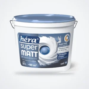 Héra Super Matt mélymatt beltéri falfesték fehér – 10 L – HelloMester Kecskemét