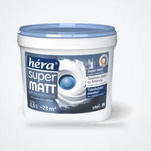 Héra Super Matt mélymatt beltéri falfesték fehér – 2,5 L – HelloMester Kecskemét