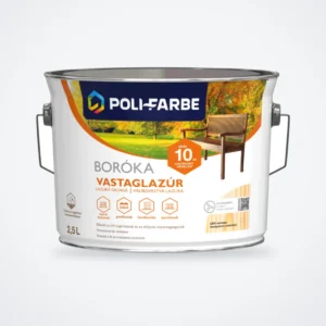 Poli-Farbe Boróka vastaglazúr LB01 színtelen 2,5 L – HelloMester Kecskemét
