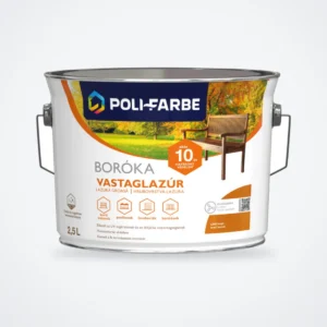Poli-Farbe Boróka vastaglazúr LB02 fenyő 2,5 L – HelloMester Kecskemét