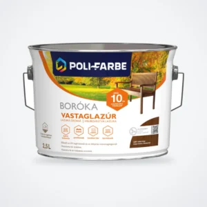 Poli-Farbe Boróka vastaglazúr LB07 sötét tölgy 2,5 L – HelloMester Kecskemét