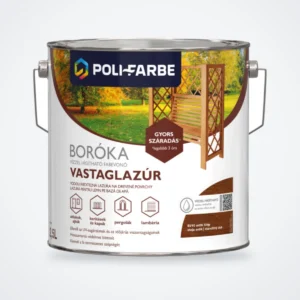 Poli-Farbe Boróka vízzel hígítható vastaglazúr antik tölgy 2,5 L – HelloMester Kecskemét