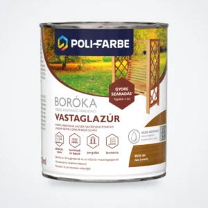 Poli-Farbe Boróka vízzel hígítható vastaglazúr dió 0,75 L – HelloMester Kecskemét
