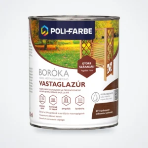 Poli-Farbe Boróka vízzel hígítható vastaglazúr paliszander 0,75 L – HelloMester Kecskemét