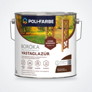 Poli-Farbe Boróka vízzel hígítható vastaglazúr paliszander 2,5 L – HelloMester Kecskemét