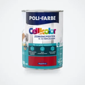 Poli-Farbe Cellkolor magasfényű zománcfesték piros 0,8 L – HelloMester Kecskemét