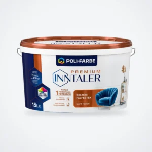 Poli-Farbe Inntaler Premium beltéri falfesték fehér 15 L – HelloMester Kecskemét