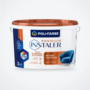 Poli-Farbe Inntaler Premium beltéri falfesték fehér 2 L – HelloMester Kecskemét