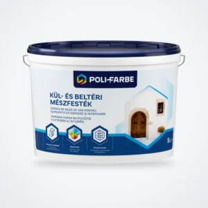 Poli-Farbe kül- és beltéri mészfesték 5 L – HelloMester Kecskemét