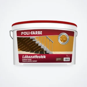Poli-Farbe lábazatfesték csokoládébarna 5 L – HelloMester Kecskemét