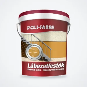 Poli-Farbe lábazatfesték fehér 1 L – HelloMester Kecskemét
