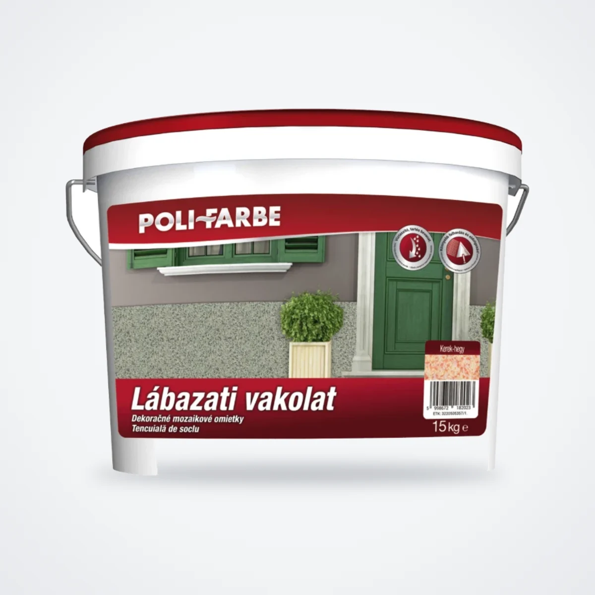 Poli-Farbe lábazati vakolat Kerek-hegy 15 kg – HelloMester Kecskemét