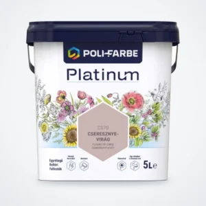 Poli-Farbe Platinum beltéri falfesték Cseresznyevirág CS70 5 L – HelloMester Kecskemét