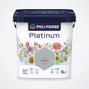 Poli-Farbe Platinum beltéri falfesték Ezüstfa E40 5 L – HelloMester Kecskemét