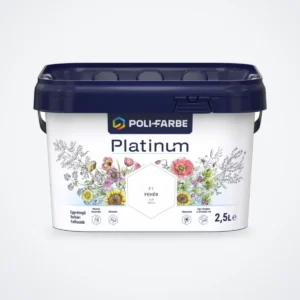 Poli-Farbe Platinum beltéri falfesték Fehér F1 2,5 L – HelloMester Kecskemét