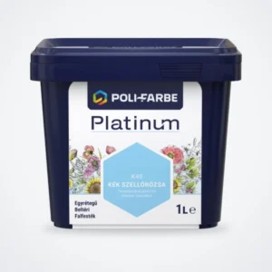 Poli-Farbe Platinum beltéri falfesték Kék szellőrózsa K40 1 L – HelloMester Kecskemét