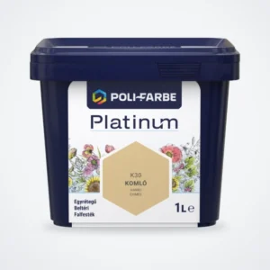 Poli-Farbe Platinum beltéri falfesték Komló K30 1 L – HelloMester Kecskemét